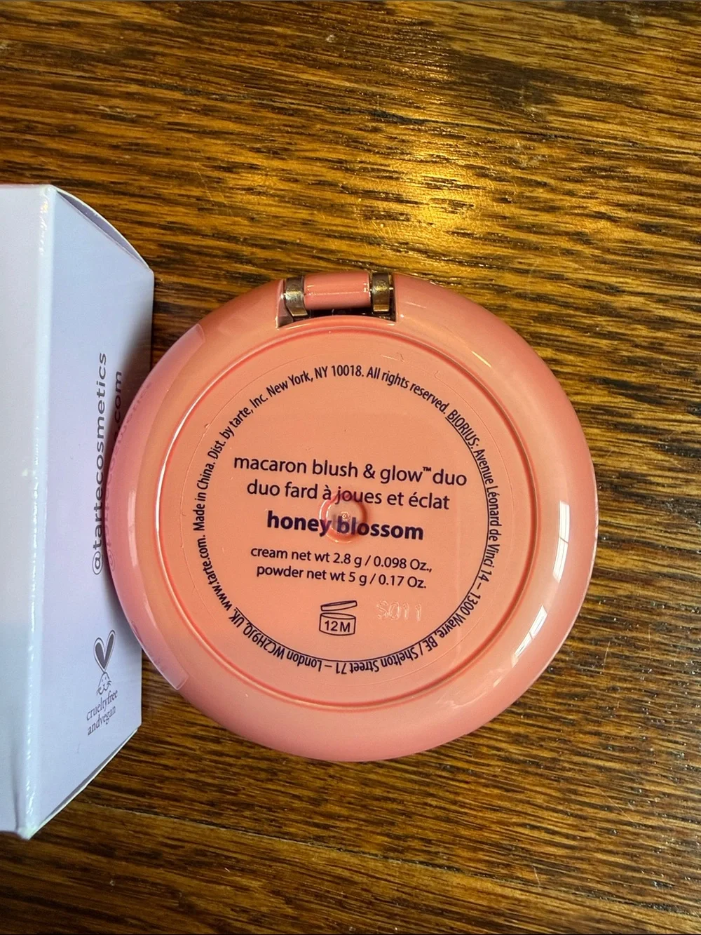 New tarte macaron blush & glow duo - Honey Blossom